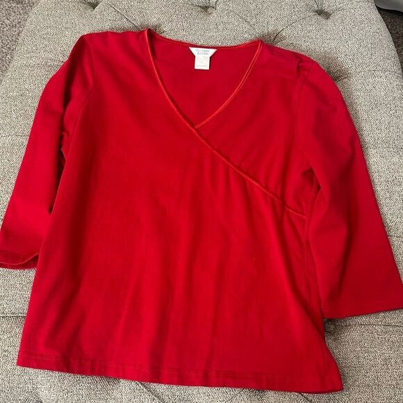 Vintage Christopher‎ & Banks Surplice Top - Picture 8 of 16